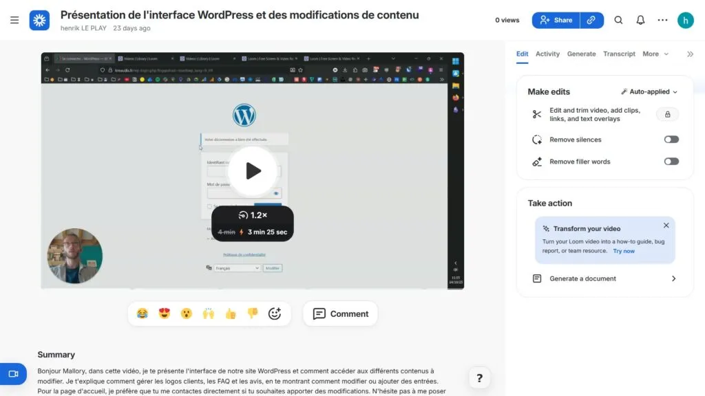 Étape de la formation lors de la création de site internet à Caen et Bayeux